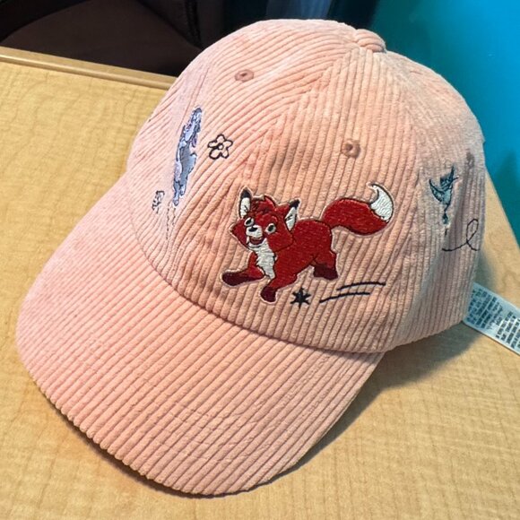 Disney Other - Disney peach corduroy baseball cap - kids - NWOT